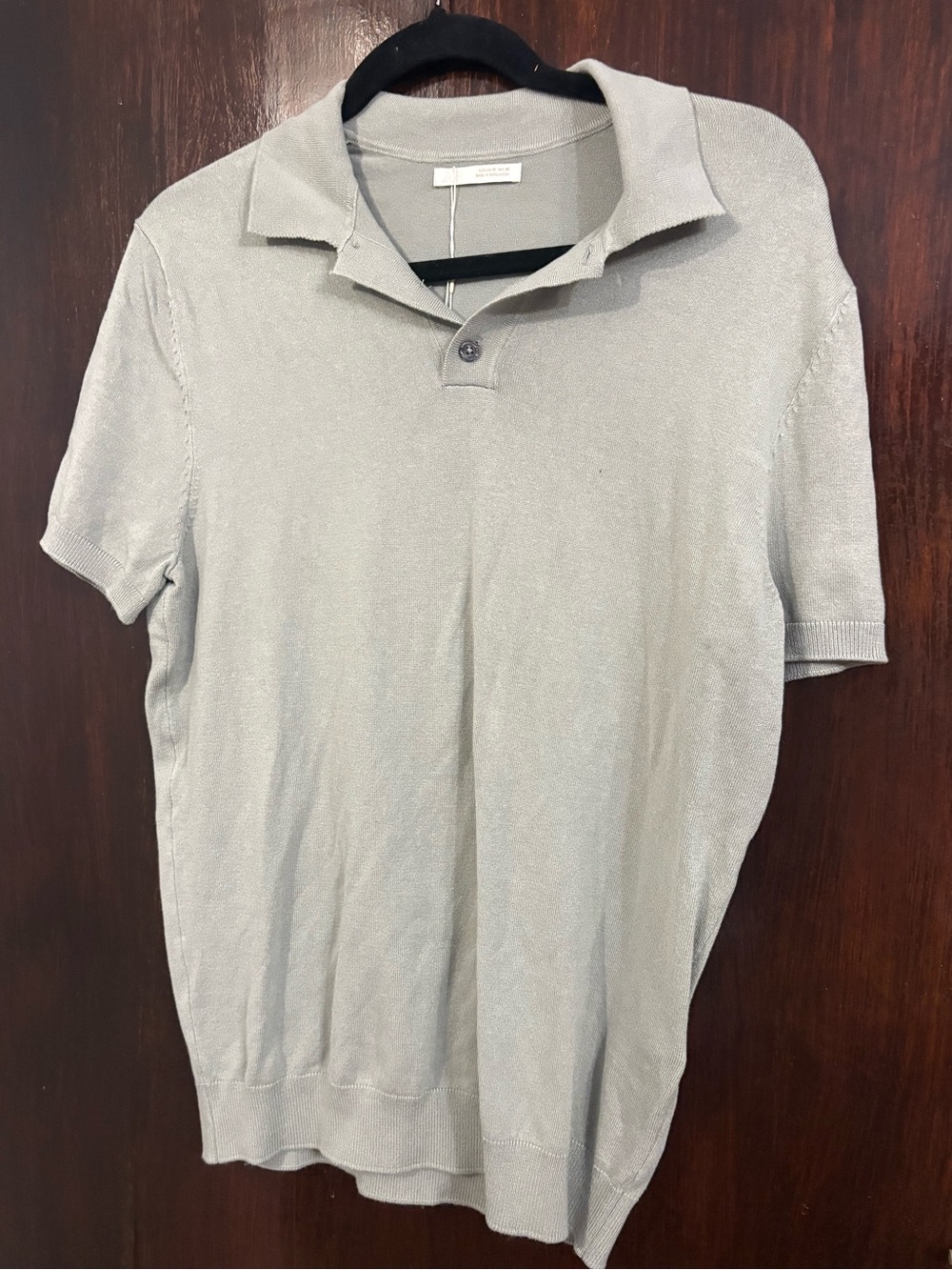 Bundle 3 for $25. Zara Men's Light Gray Polo - Short Sleeve Knit. Size M.